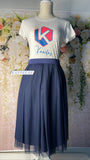 Tulle Navy blue skirt