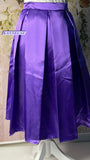 Silk purple skirt