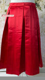 Satin Red skirt