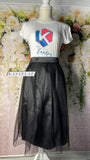 Tulle Black Skirt