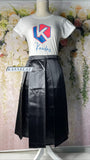 Satin Black Skirt