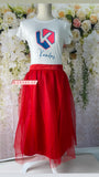 Tulle Red Skirt