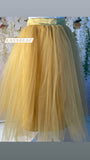 Tutu Tulle Golden Skirt